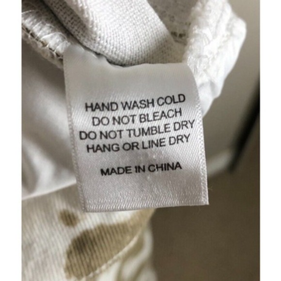 Et Clet Jeans Womens Large Tan White Denim Tie Dye High Rise Wide Leg Casual New - Picture 9 of 16